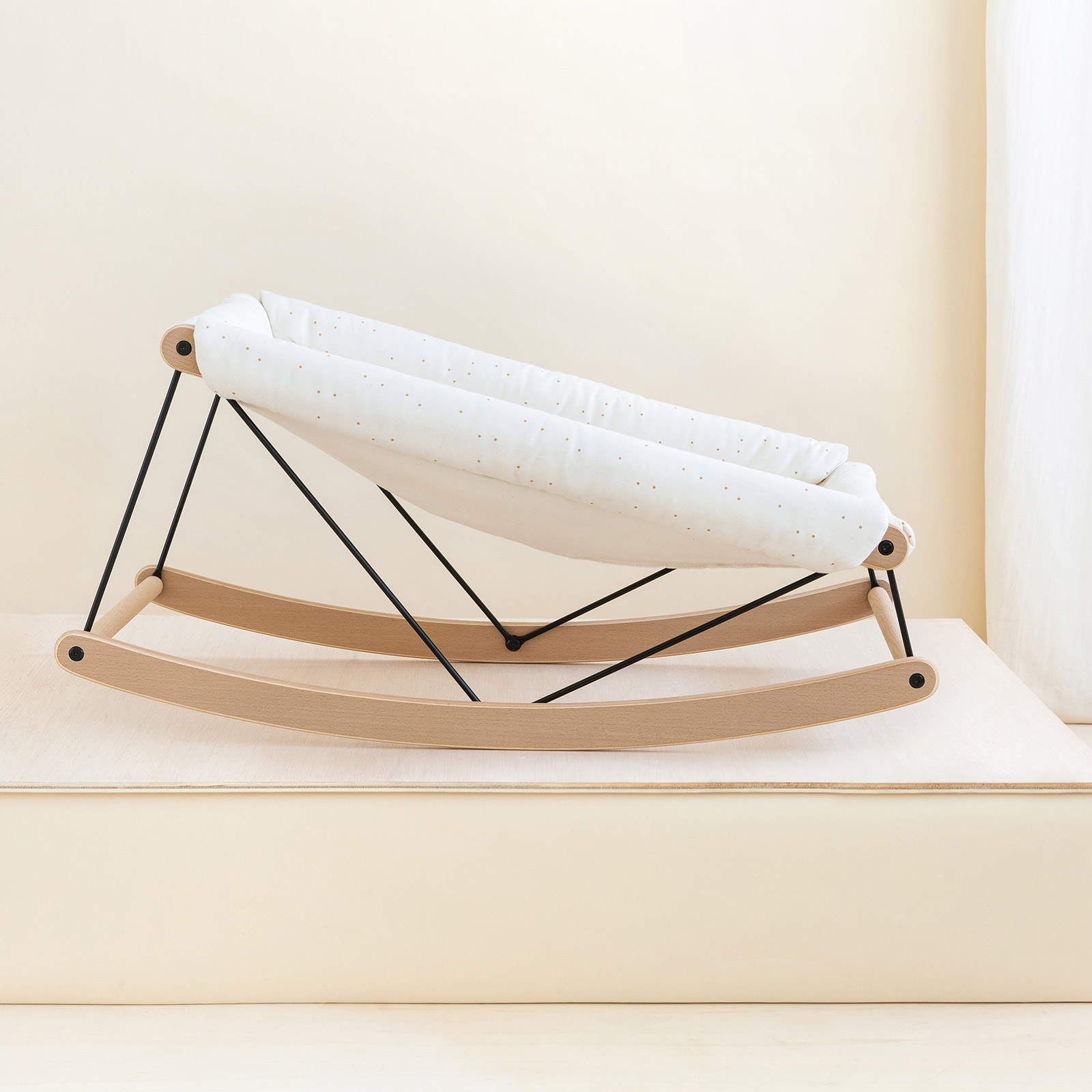 Transat Growing green Honey Sweet Dots Natural (Nobodinoz) - Image 3