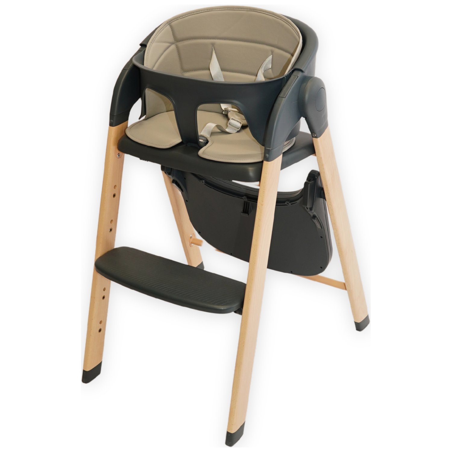 Chaise haute évolutive Grow With Me gris (Bo Jungle) - Image 4