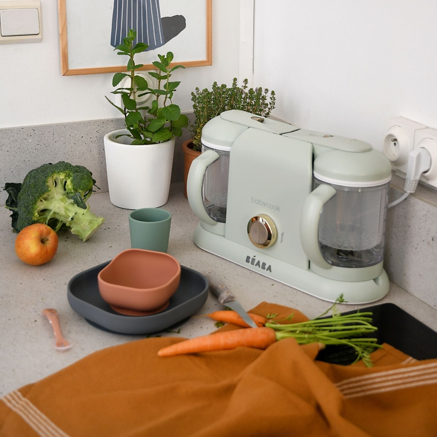 Robot cuiseur Babycook DUO Misty Green (Béaba) - Image 2