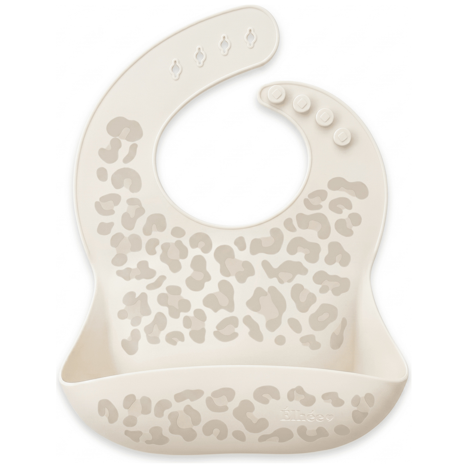 Bavoir silicone avec récupérateur Graouu Sand (Elhée) - Image 1