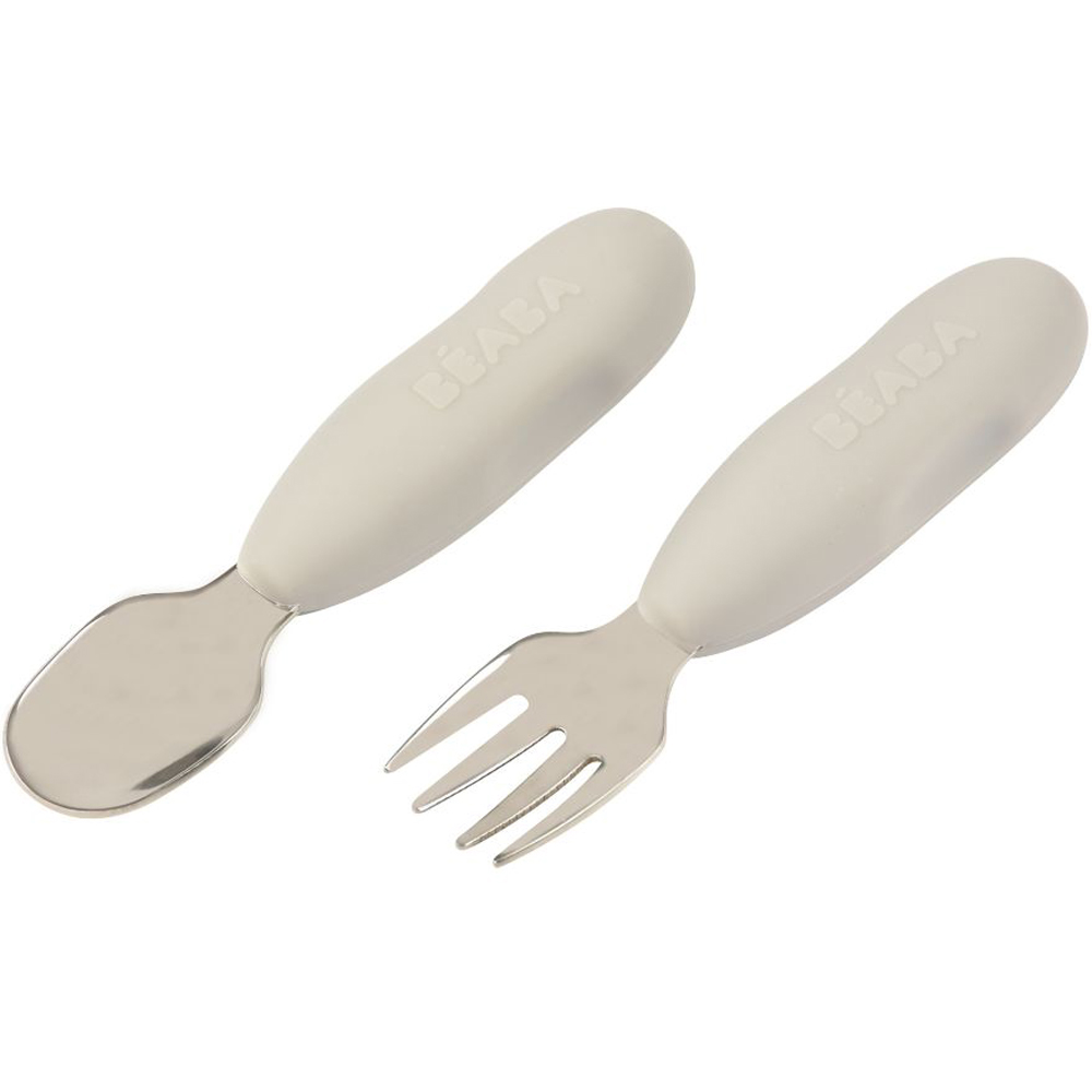 Lot de 2 pré-couverts inox gris velours (Béaba) - Image 7