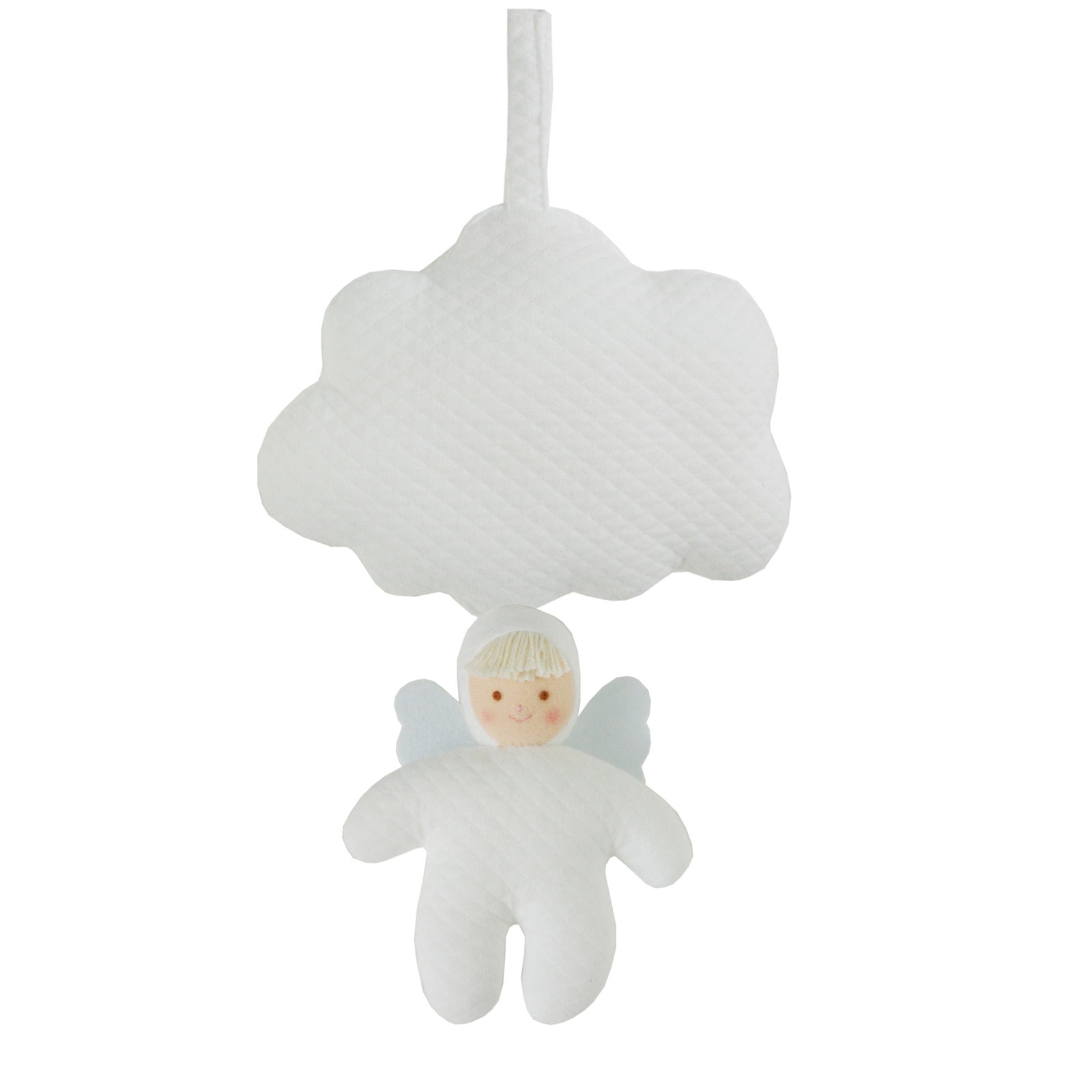 Trousselier - Coussin musical nuage ange blanc (21 cm)