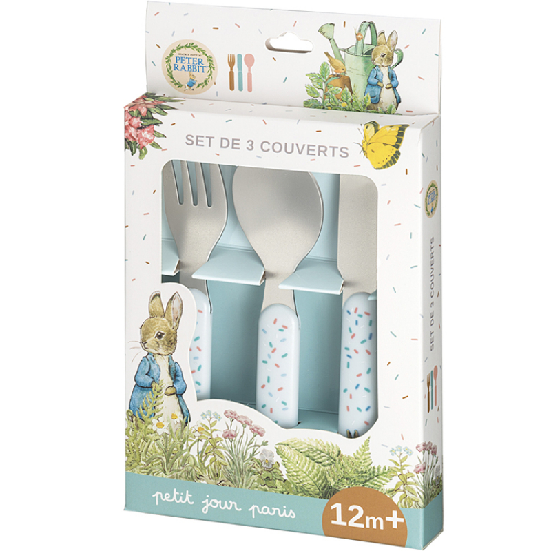 Set de 3 couverts Pierre Lapin (Petit Jour Paris) - Image 2