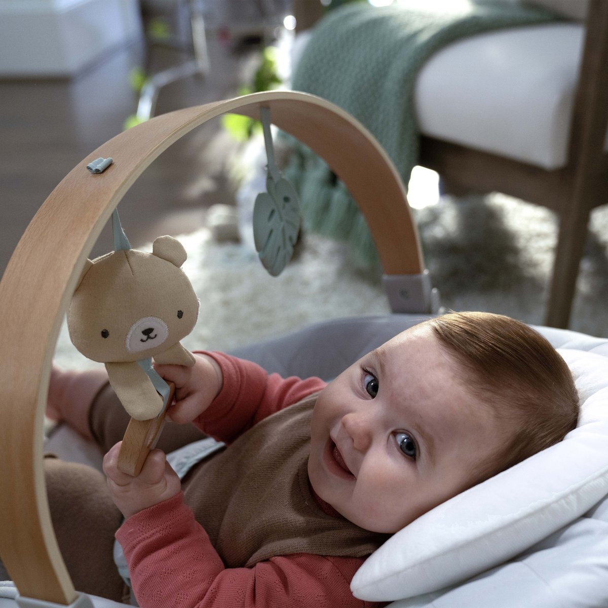 Transat Cozy Spot avec arche en bois (Kids2) - Image 2