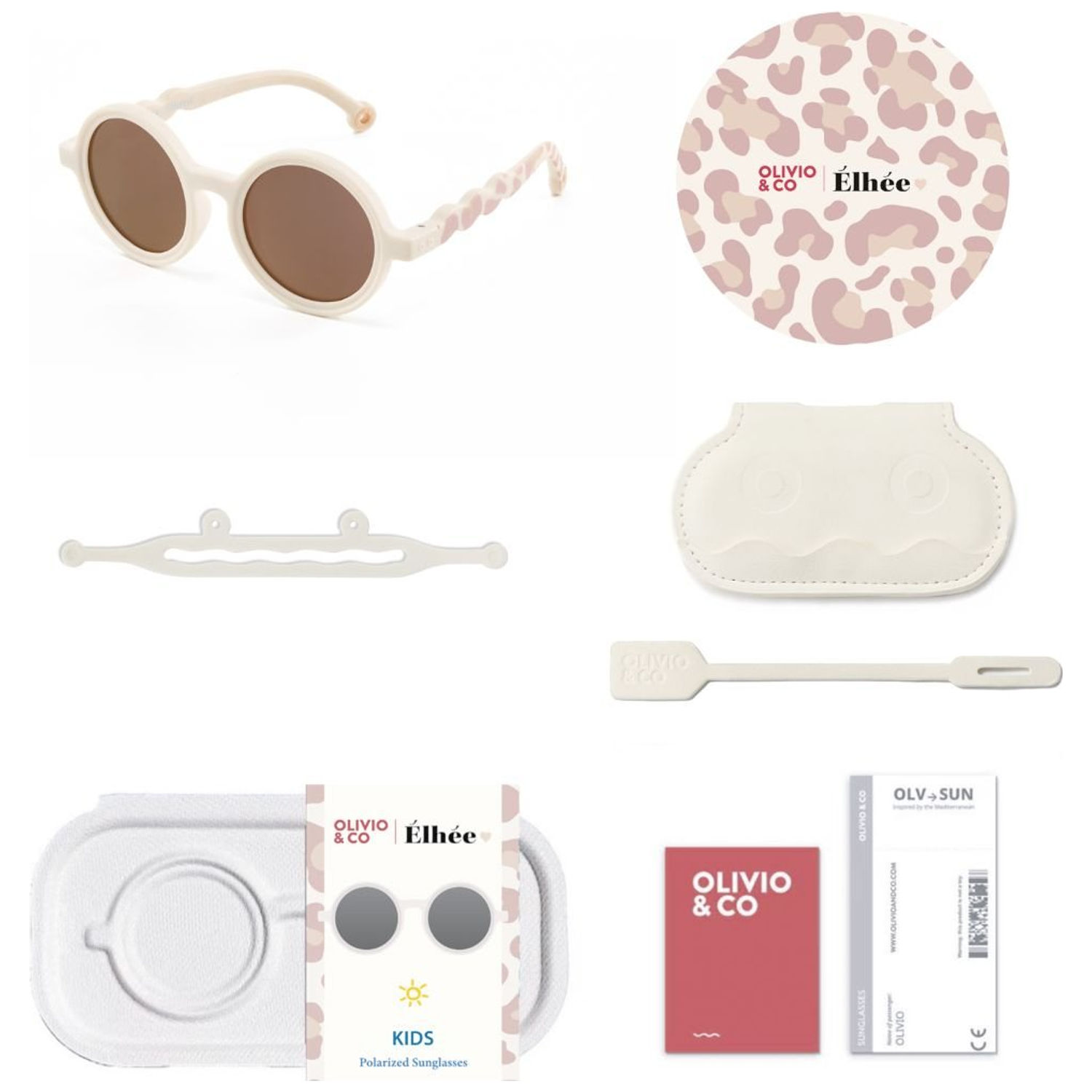 Lunettes de soleil enfant Graouu Pink (18-36 mois) (Elhée) - Image 6