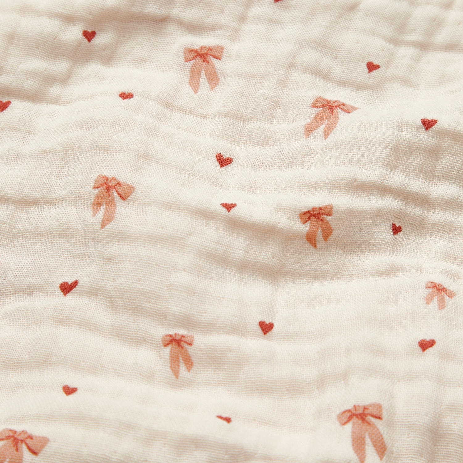 Couverture bébé en mousseline Bows (100 x 100 cm) (Cam Cam Copenhagen) - Image 6