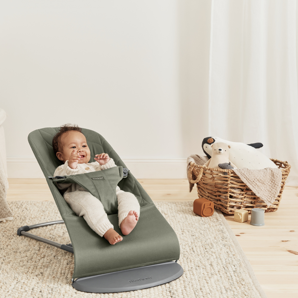 Transat Bliss Tissé vert foncé (BabyBjörn) - Image 1