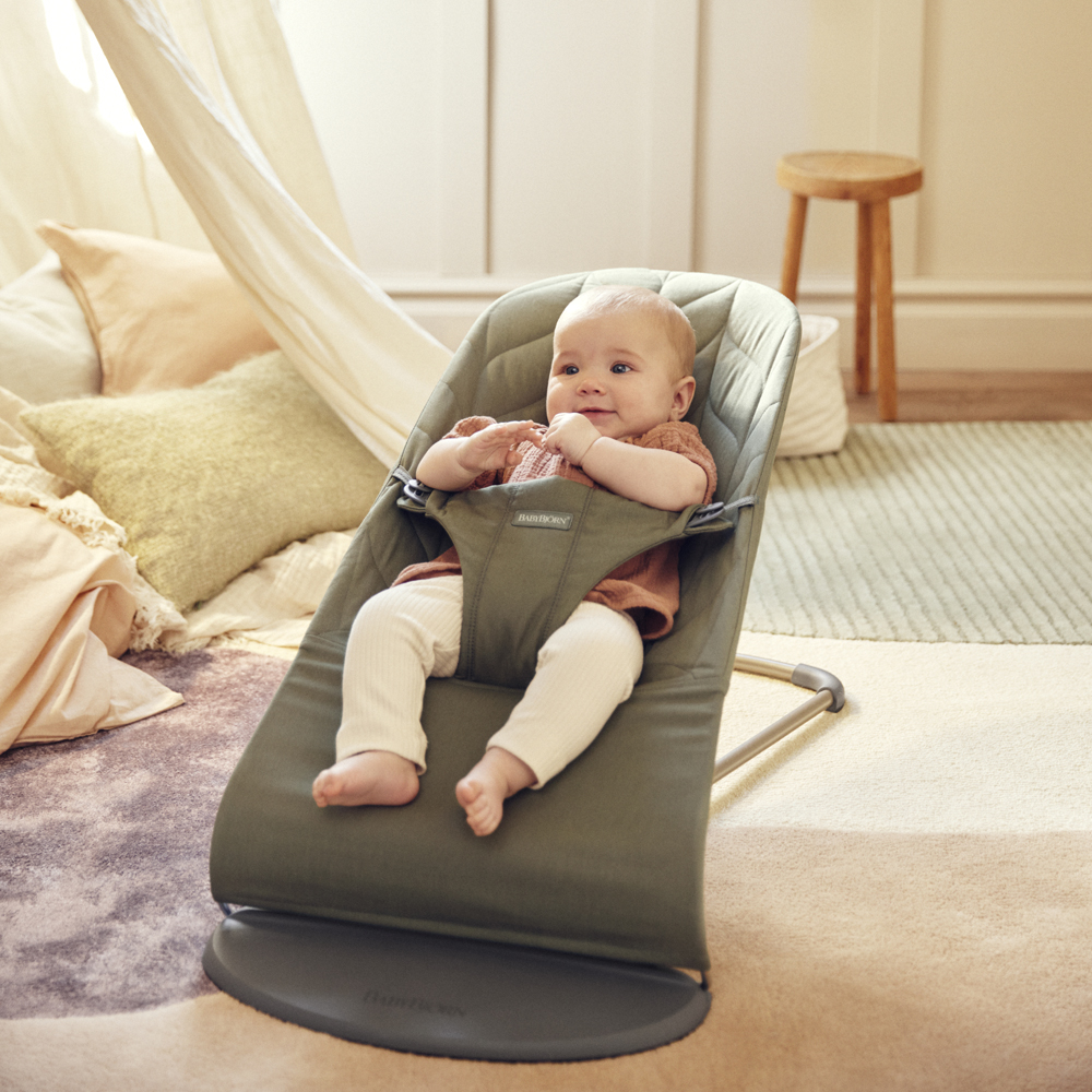 Transat Bliss Tissé vert foncé (BabyBjörn) - Image 3