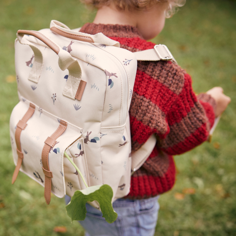 Sac à dos bébé Lapin sable (Fresk) - Image 4