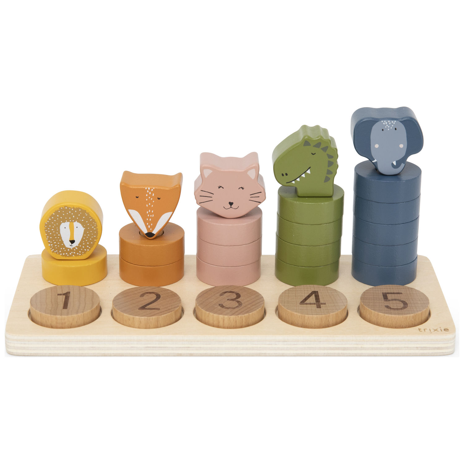 Trixie - Jouet à encastrer 2 en 1 en bois