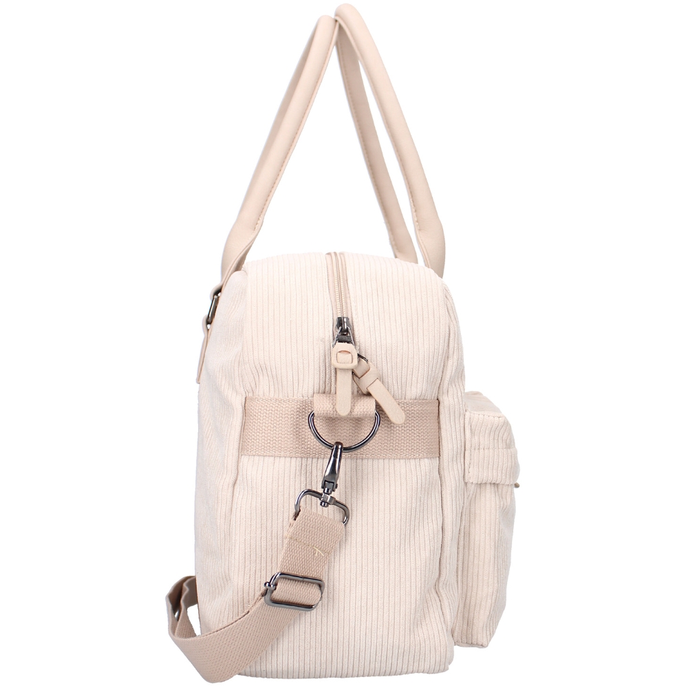 Sac à langer en velours côtelé sable (Kidzroom) - Image 5