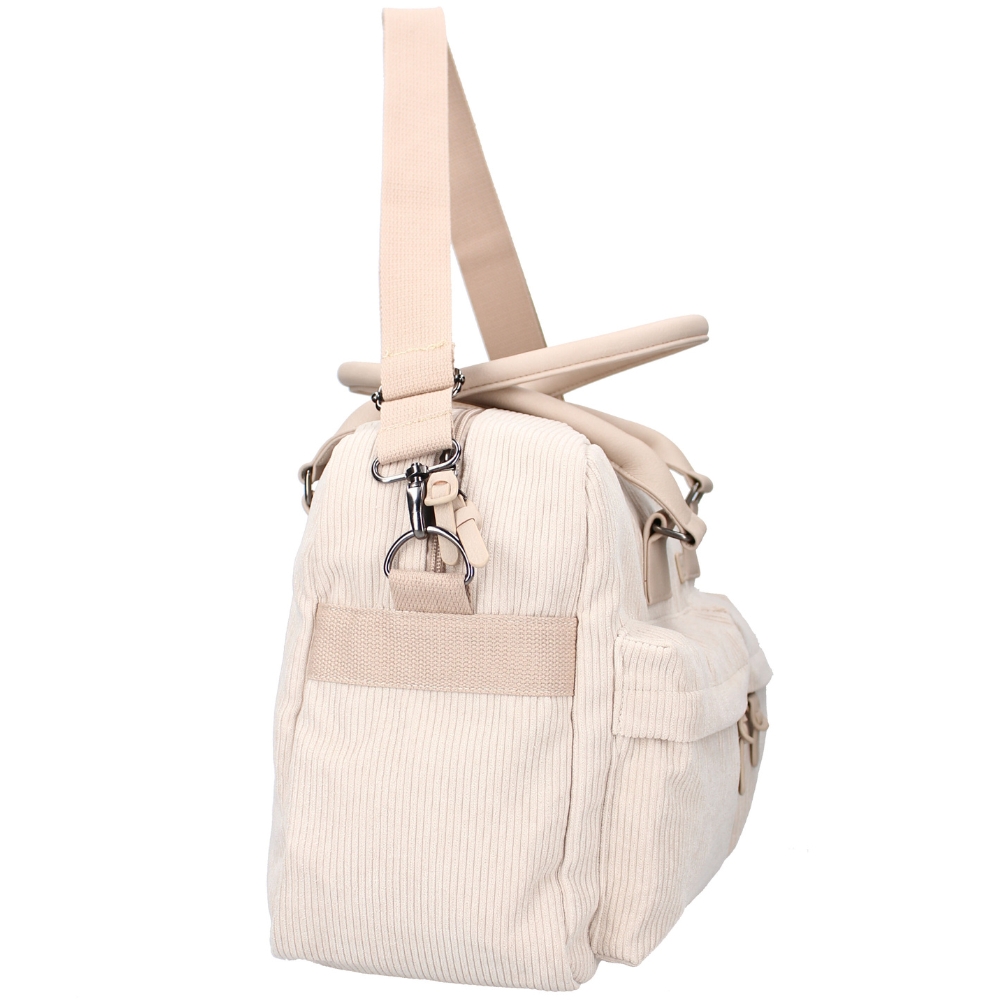 Sac à langer en velours côtelé sable (Kidzroom) - Image 6