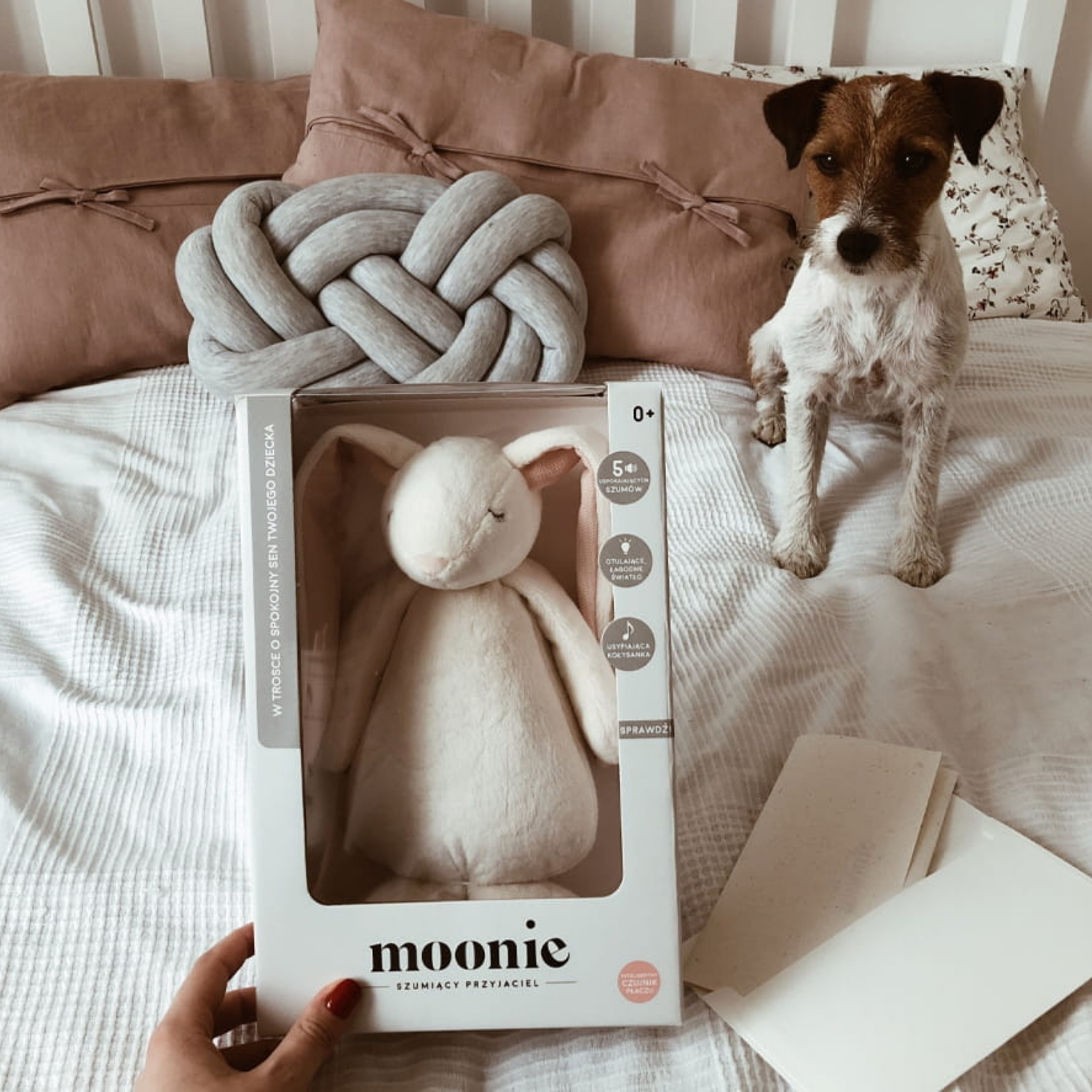 Peluche veilleuse lapin magique Poudre de lune 2.0 (Moonie) - Image 3