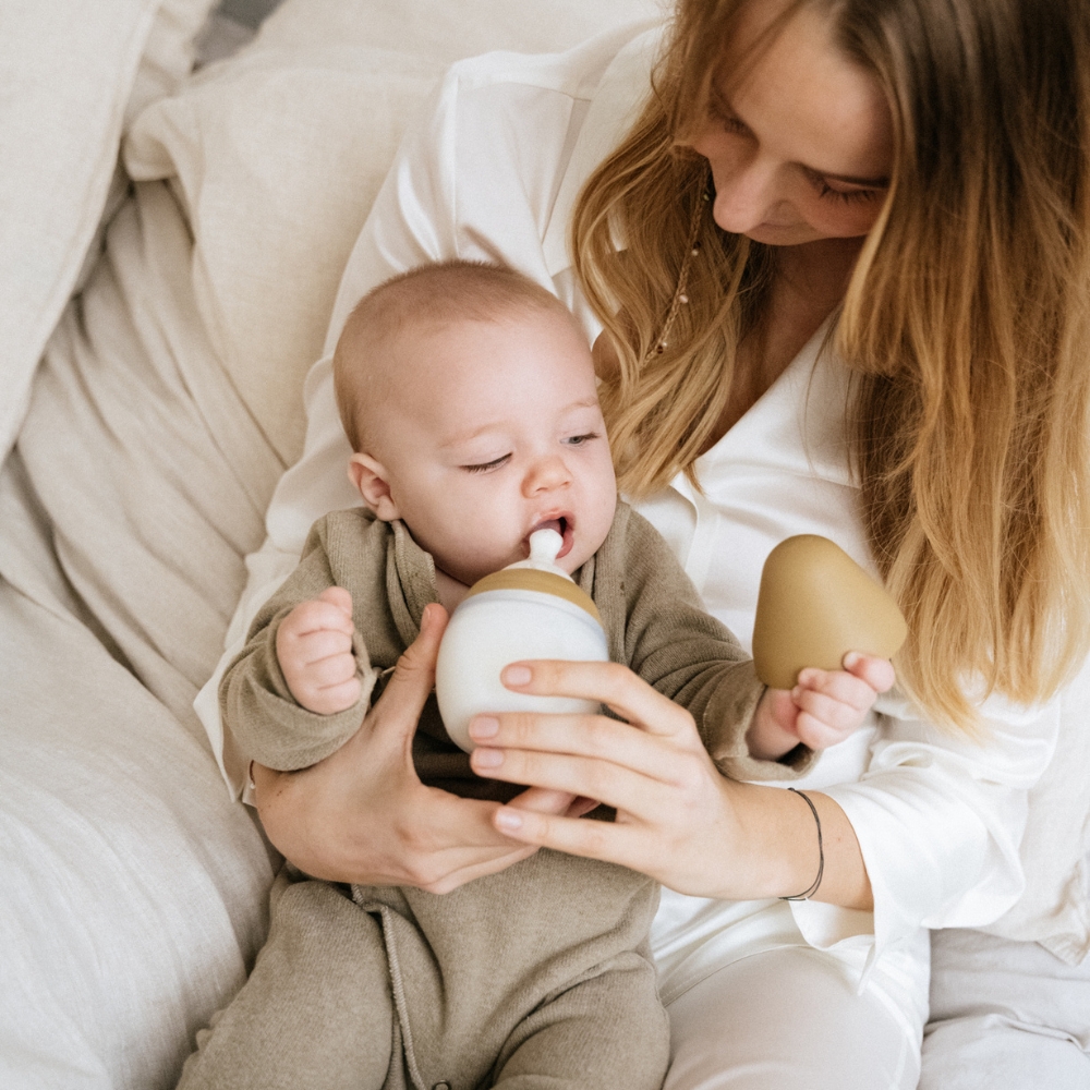 Biberon anti-colique en silicone Oats (240 ml) (Elhée) - Image 1