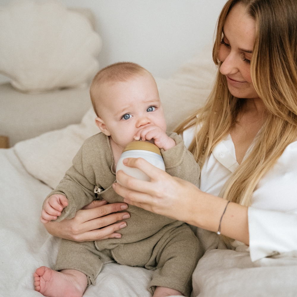 Biberon anti-colique en silicone Oats (240 ml) (Elhée) - Image 3