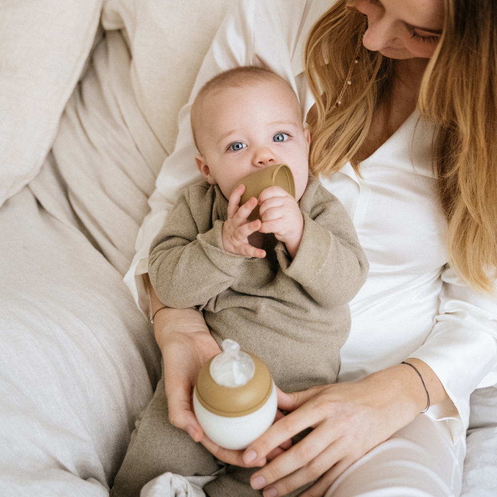 Biberon anti-colique en silicone Oats (240 ml) (Elhée) - Image 4