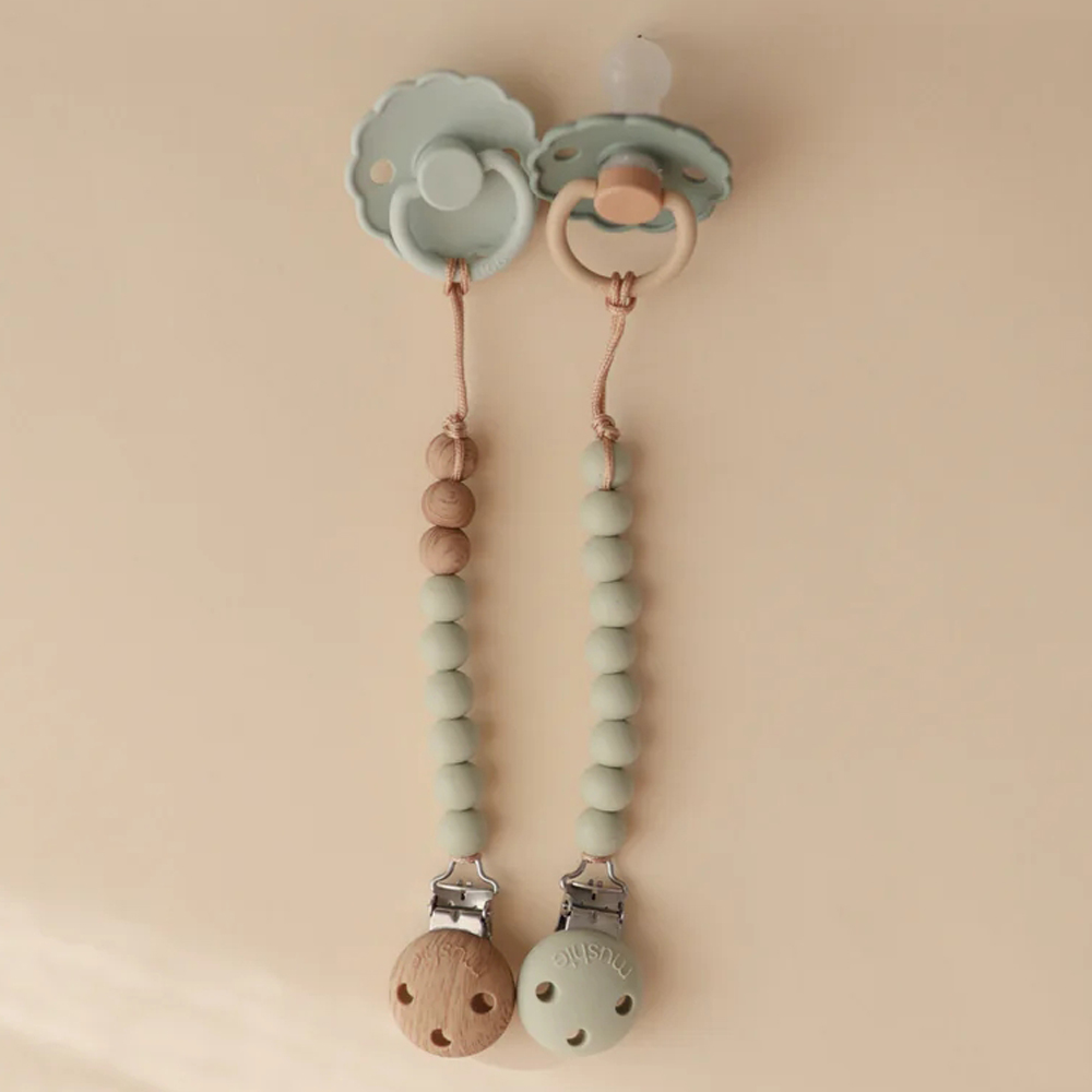 Attache sucette Eva Sage (Mushie) - Image 4