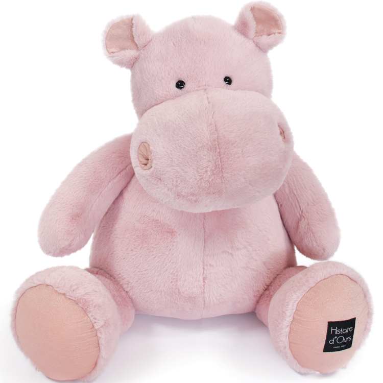 Peluche géante hippopotame Hip'Pie (85 cm)