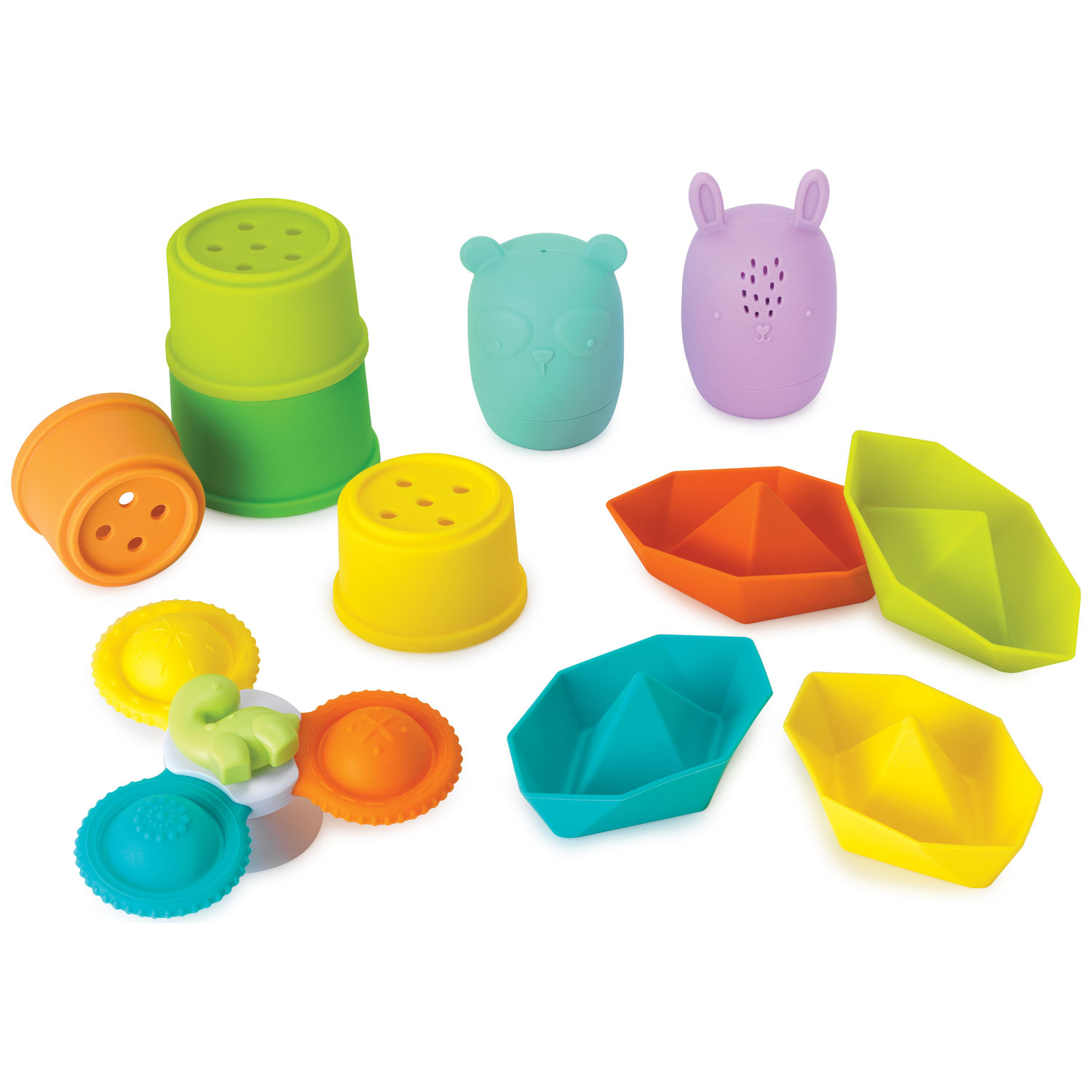 Infantino - Coffret de bain en silicone