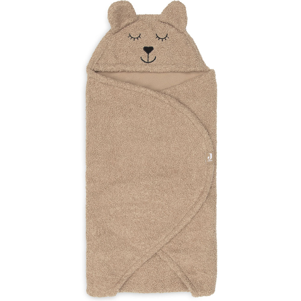 Jollein - Couverture nomade Bear Boucle Biscuit (0-3 mois)