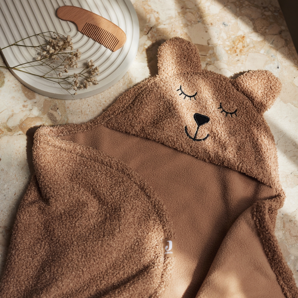 Couverture nomade Bear Boucle Biscuit (0-3 mois) (Jollein) - Image 1