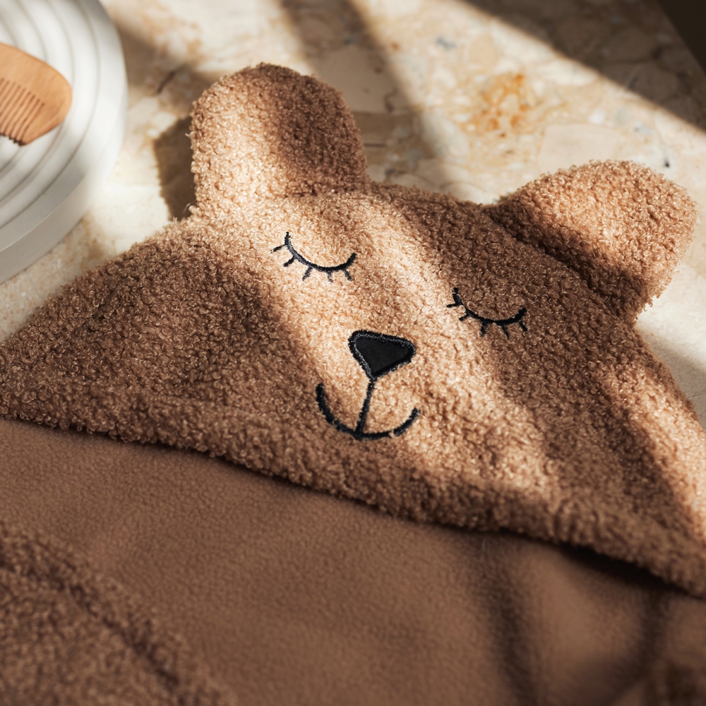 Couverture nomade Bear Boucle Biscuit (0-3 mois) (Jollein) - Image 3