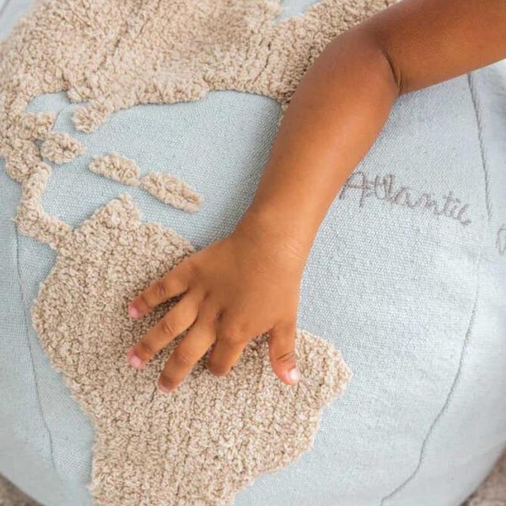 Pouf World Map Back-to-School (45 x 50 cm) (Lorena Canals) - Image 7