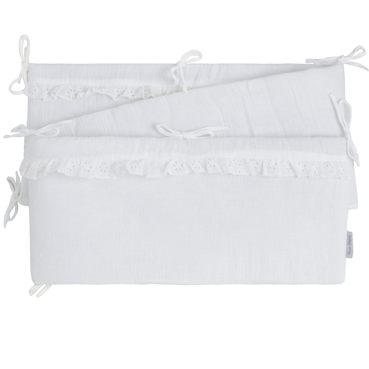 Baby's Only - Tour de lit Calm blanc (pour lits 60 x 120 ou 70 x 140 cm)