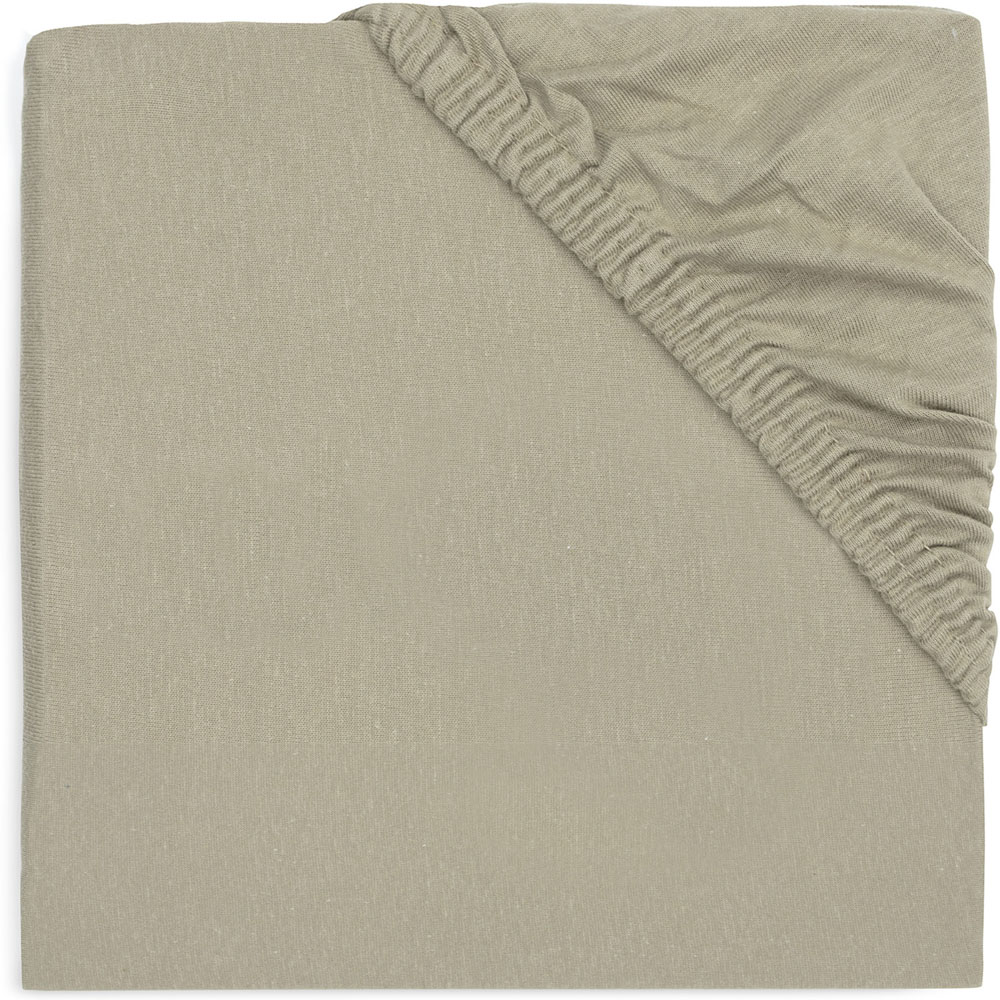 Drap housse en jersey Olive Green (70 x 140 cm) (Jollein) - Image 1