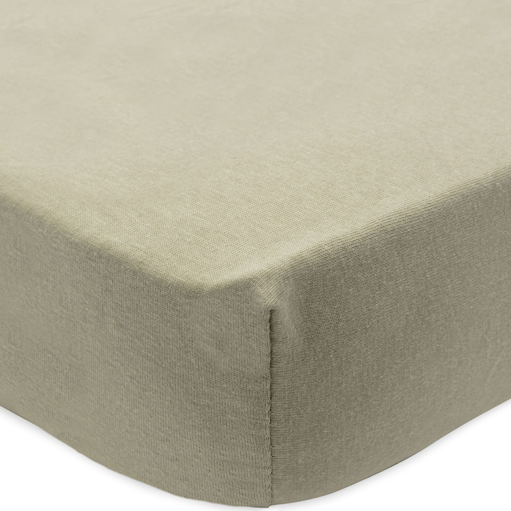 Drap housse en jersey Olive Green (70 x 140 cm) (Jollein) - Image 3