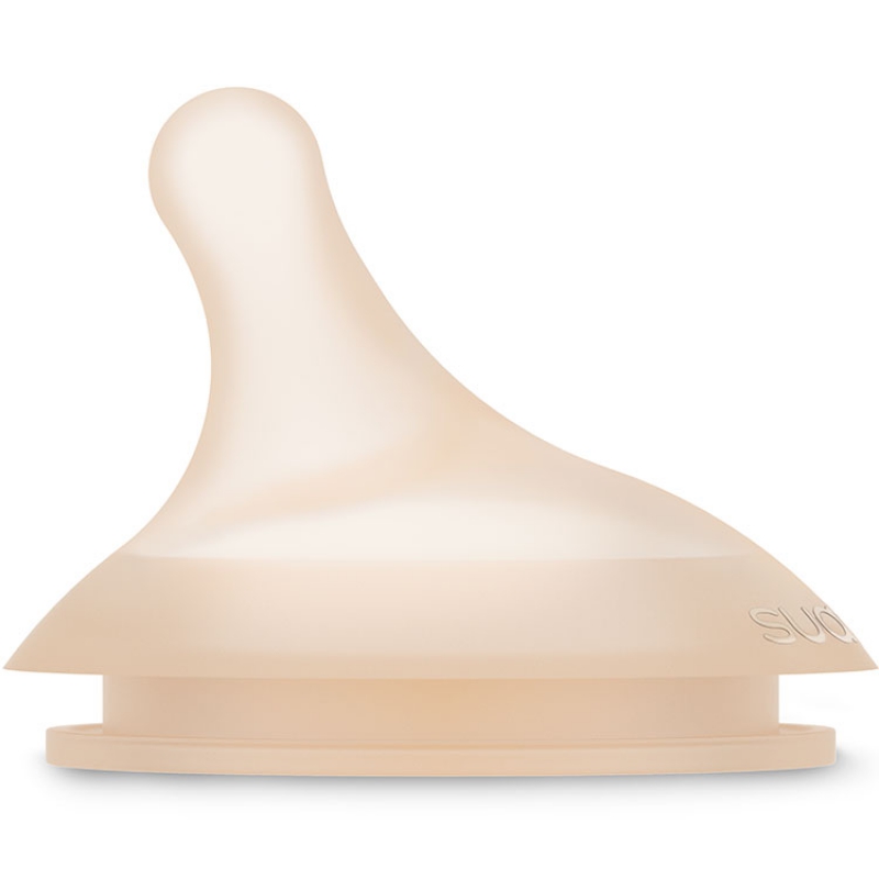 Lot de 2 tétines anti-colique Zerø.Zerø débit moyen (naissance) (Suavinex) - Image 2