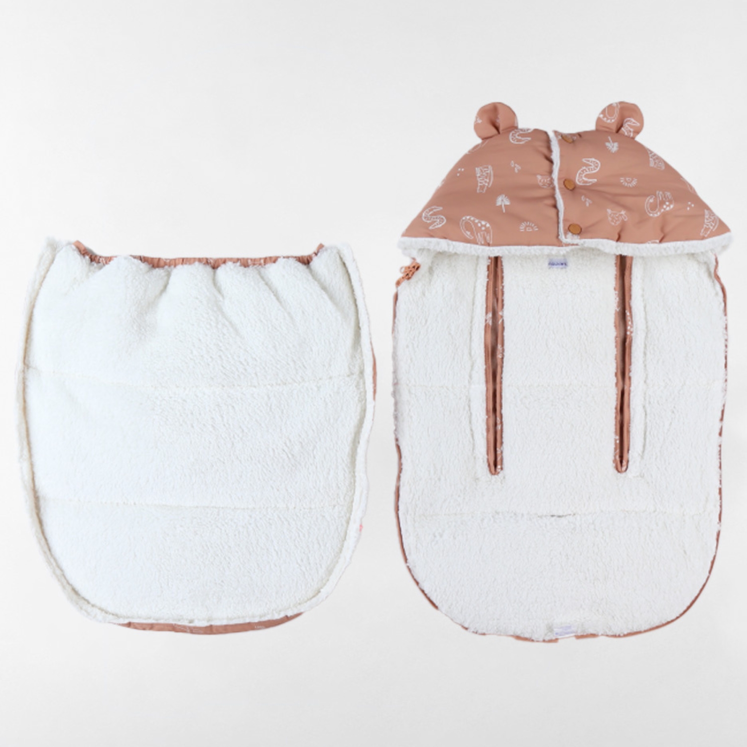 Noukie's - Chancelière bébé sweet caramel Mix et Match (jusqu'à 4-5 mois)