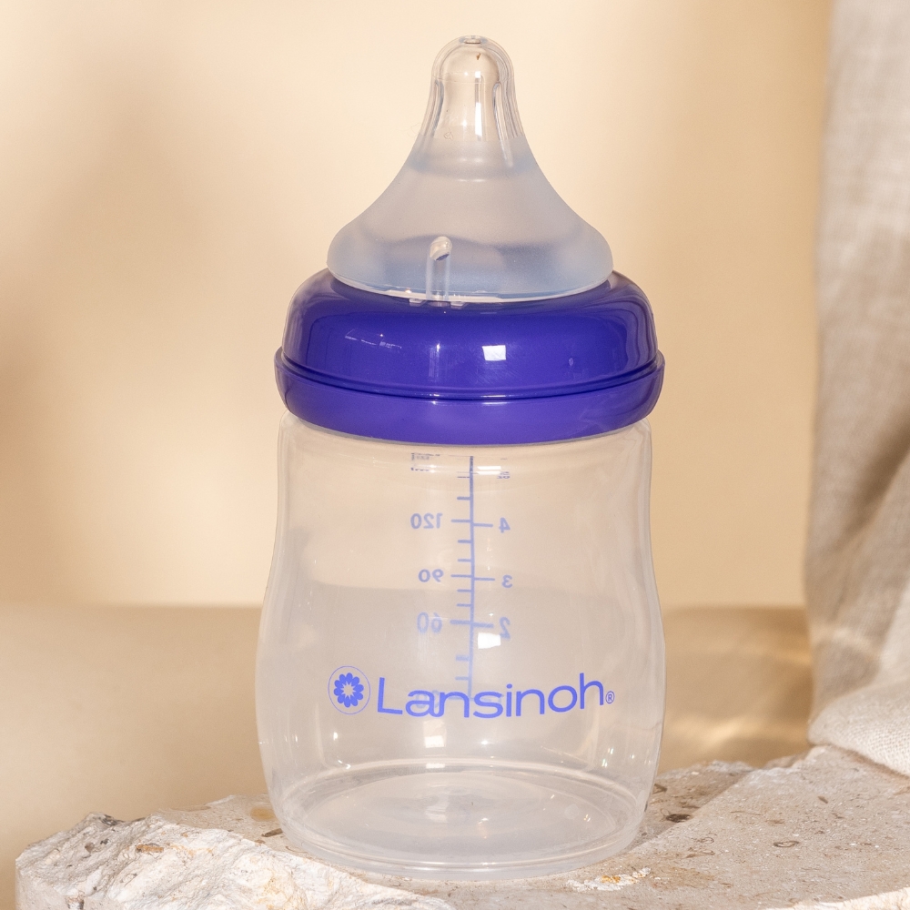 Lot de 2 biberons et tétines Natural Wave® spécial allaitement (160 ml) (Lansinoh) - Image 3