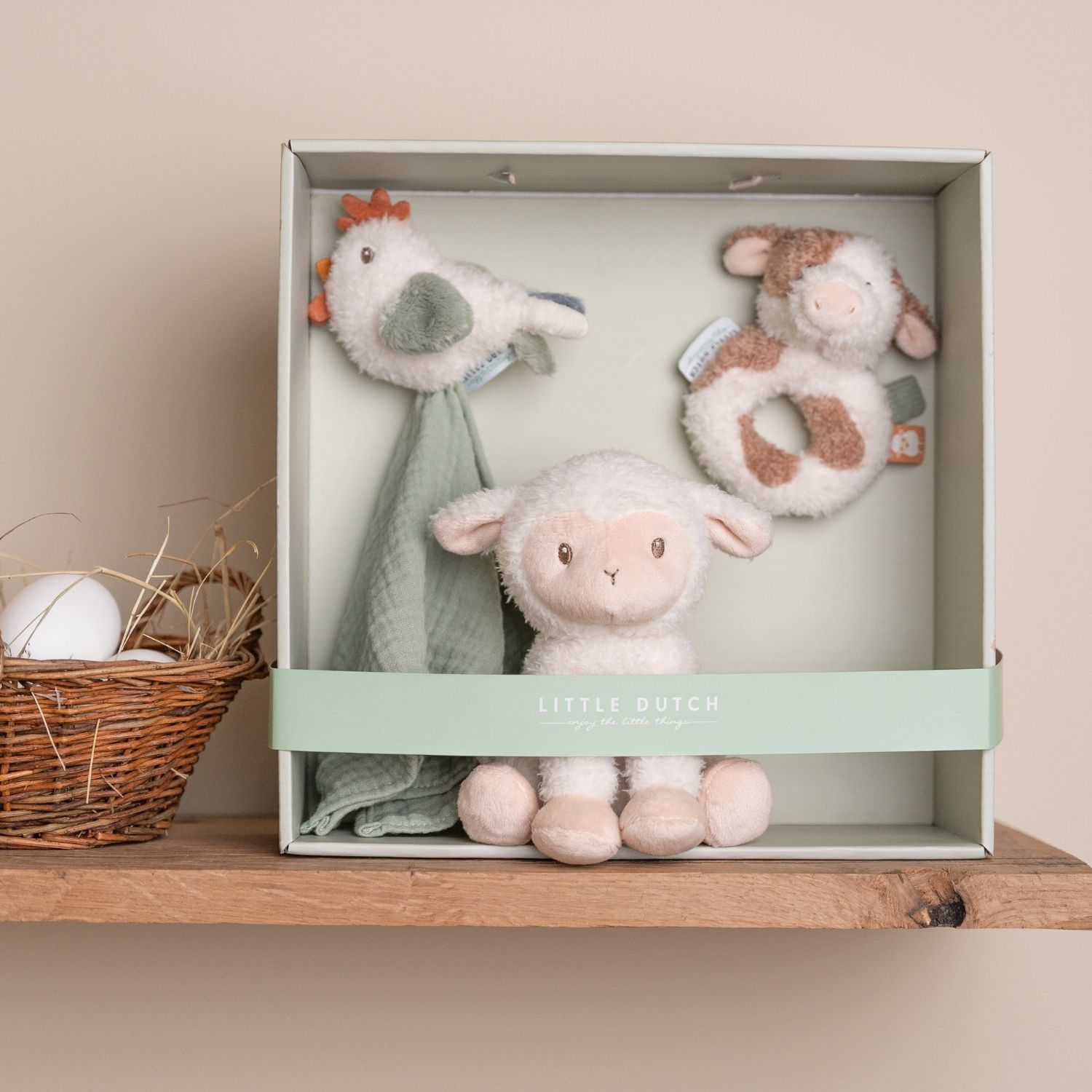 Coffret cadeau de naissance Little Farm (Little Dutch) - Image 2