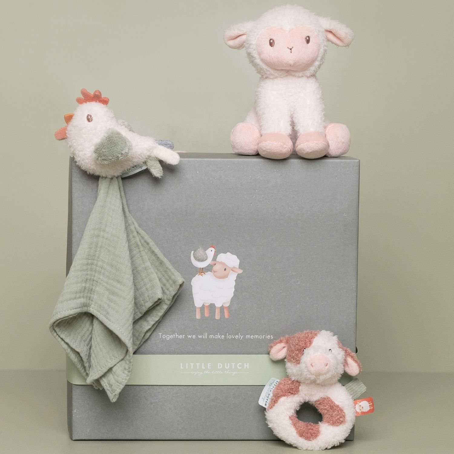 Coffret cadeau de naissance Little Farm (Little Dutch) - Image 3