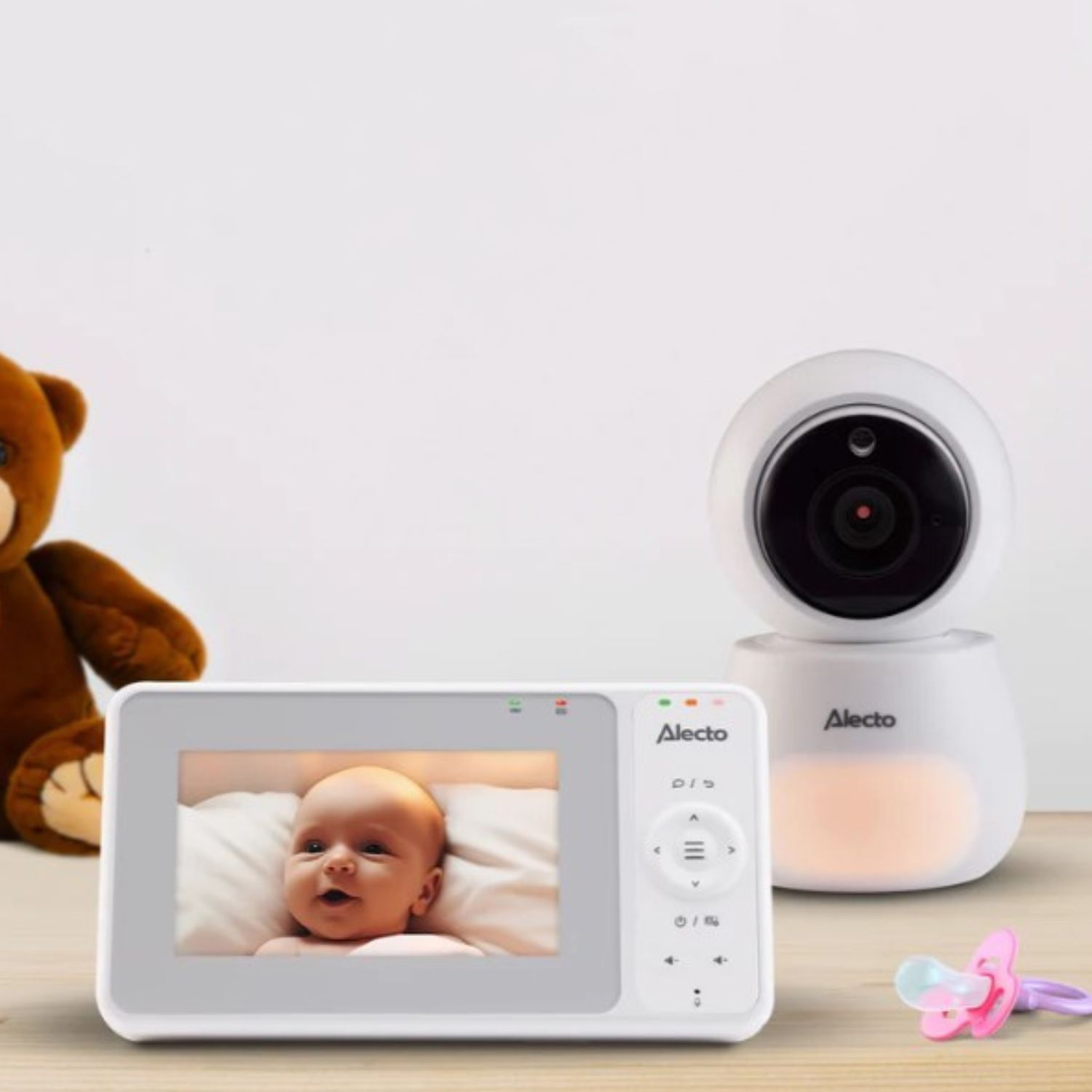 Babyphone DVM2043 avec caméra et écran (4,3 pouces) (Alecto) - Image 1