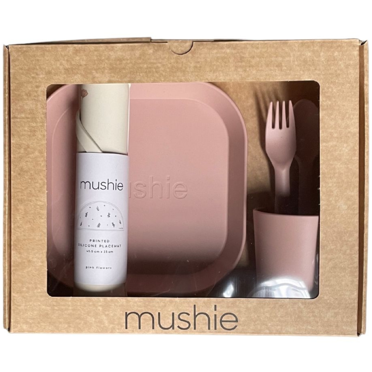Coffret repas en silicone Blush (3 pièces) (Mushie) - Image 2