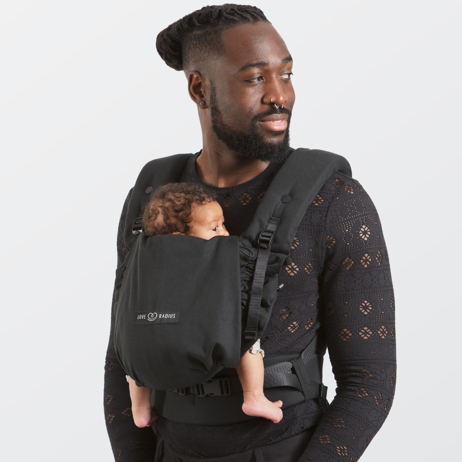 Porte bébé PhysioCarrier V2 Noir (Love Radius) - Image 3
