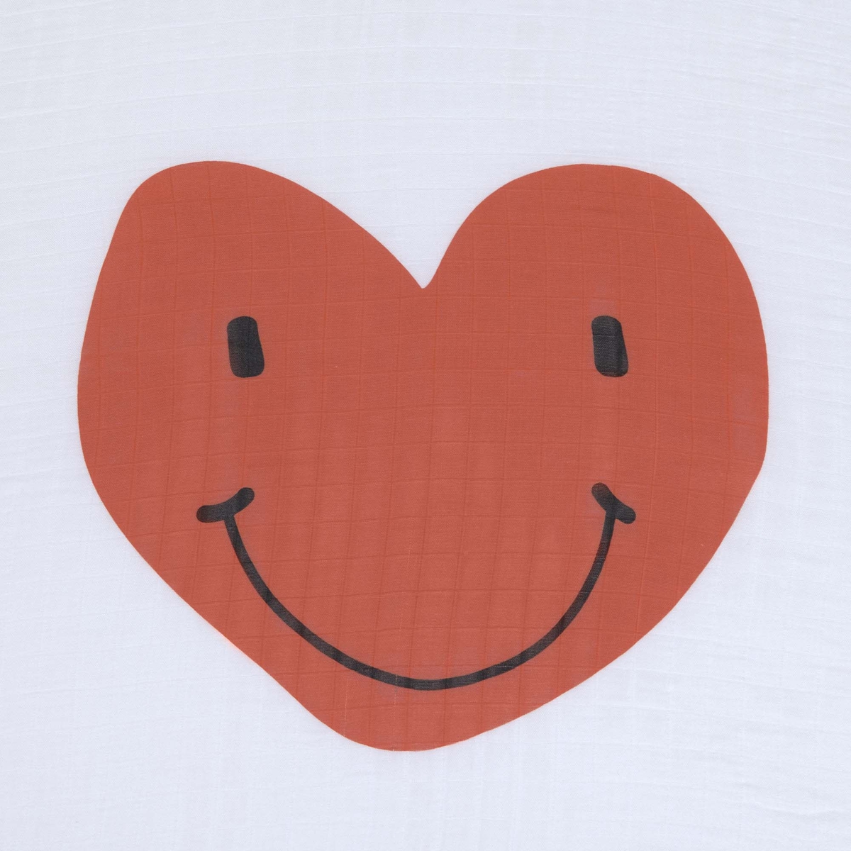 Lot de 2 langes Happy Rascals Coeur lavande (120 x 120 cm) (Lassig) - Image 7