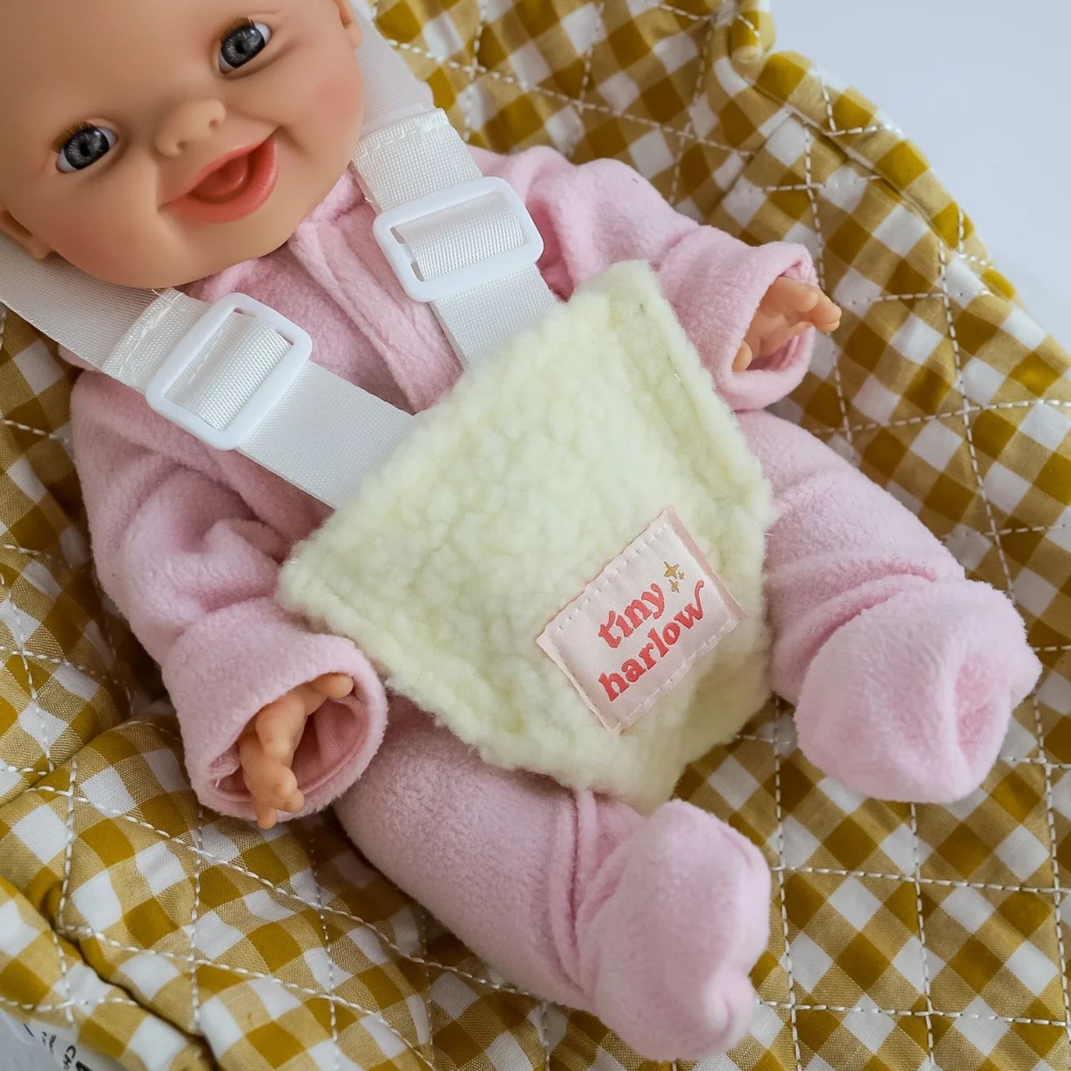 Siège-auto pour poupée Vichy Camel (Tiny Harlow) - Image 1