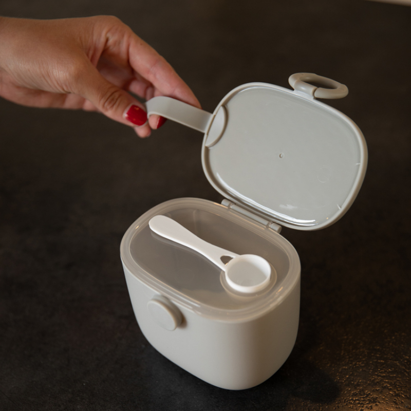 Boîte de conservation du lait en poudre grise (500 ml) (Bo Jungle) - Image 3