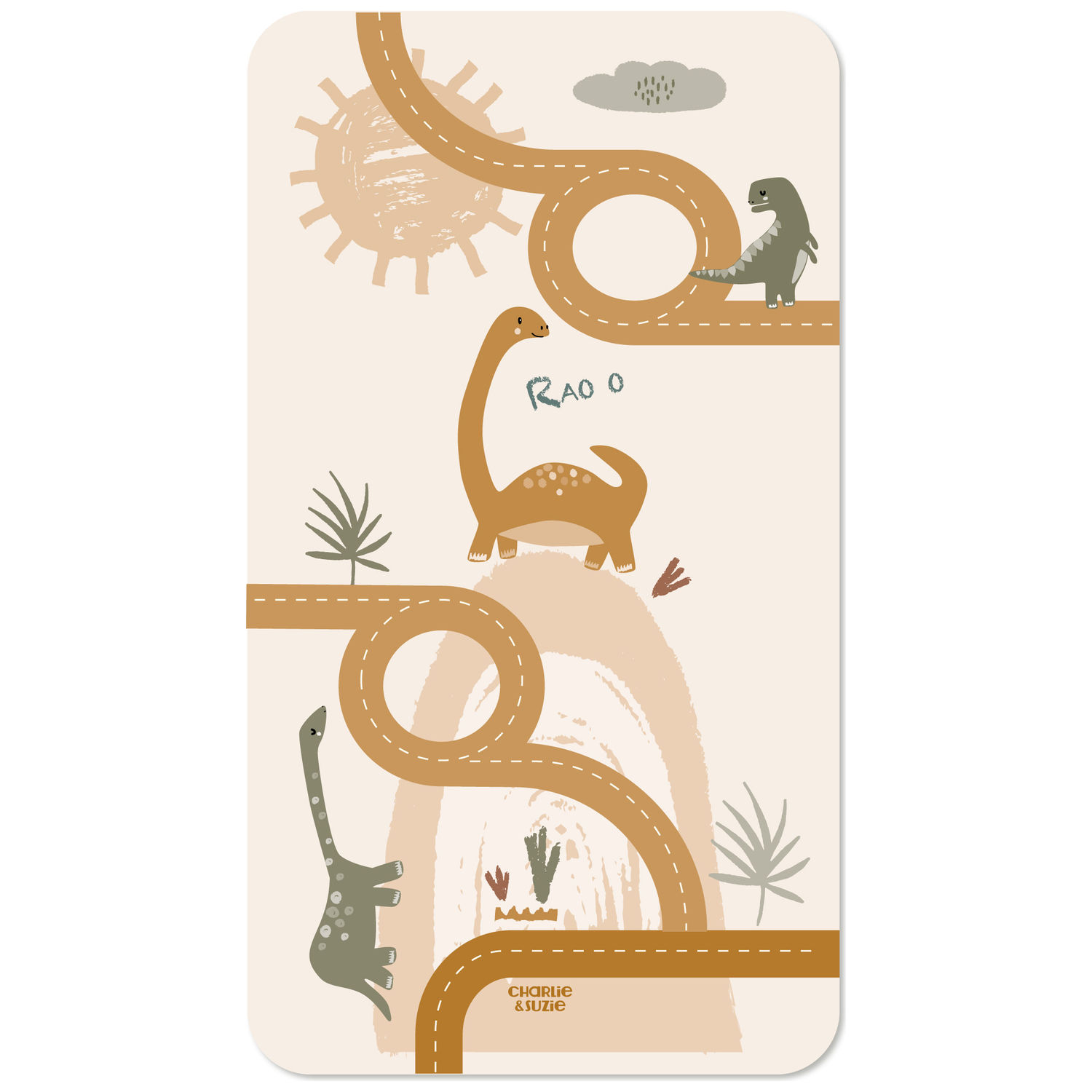 Tapis de jeu nomade Routes Paolo Dino