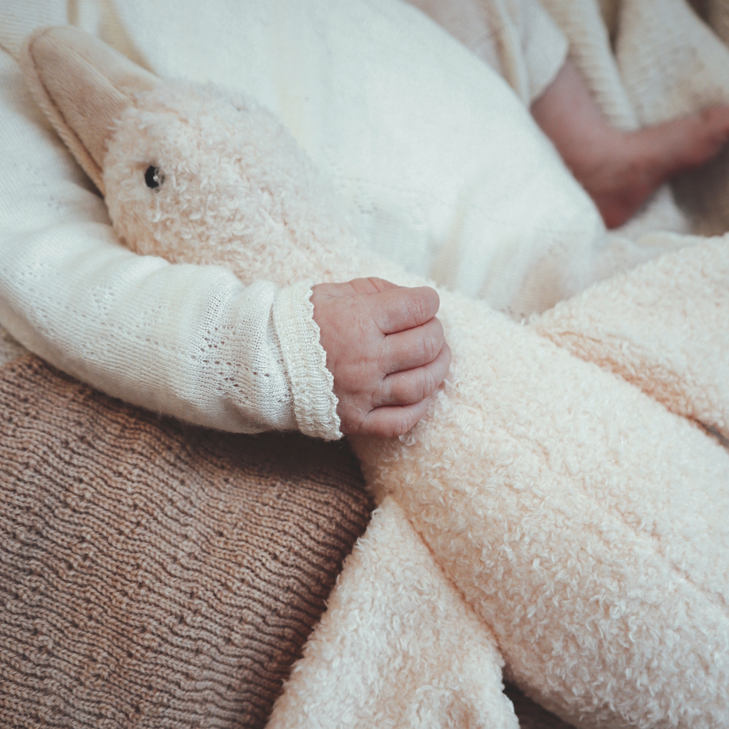 Peluche bruit blanc rechargeable oie Liva beige (FLOW) - Image 3