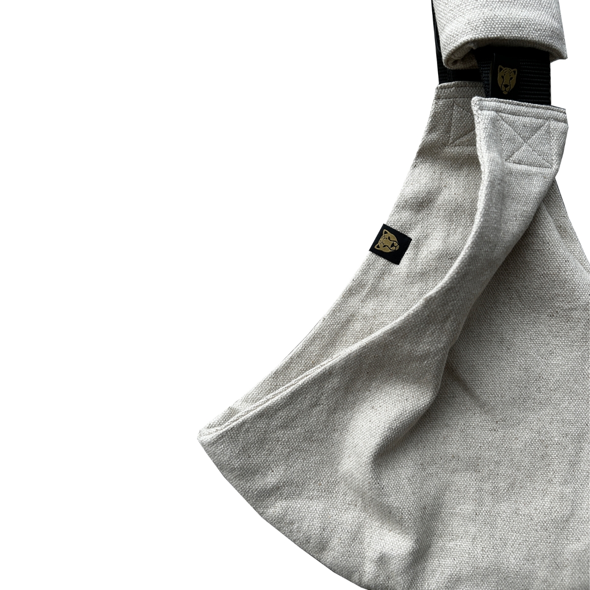 Porte bébé enfant en lin Sand (Wildride) - Image 7