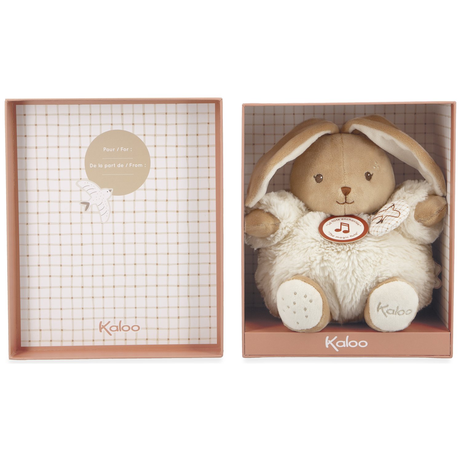 Peluche musicale Patapouf Lapin crème (17 cm) (Kaloo) - Image 9