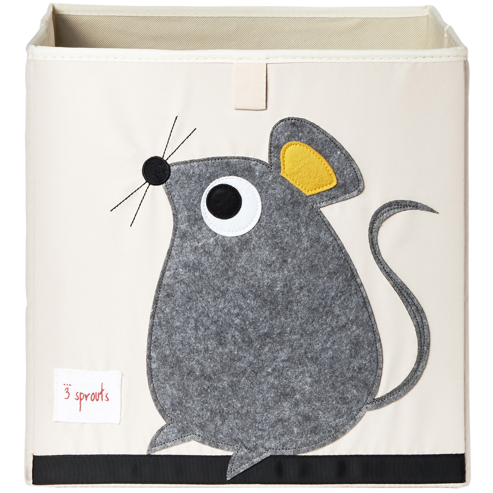 Cube de rangement en tissu Souris