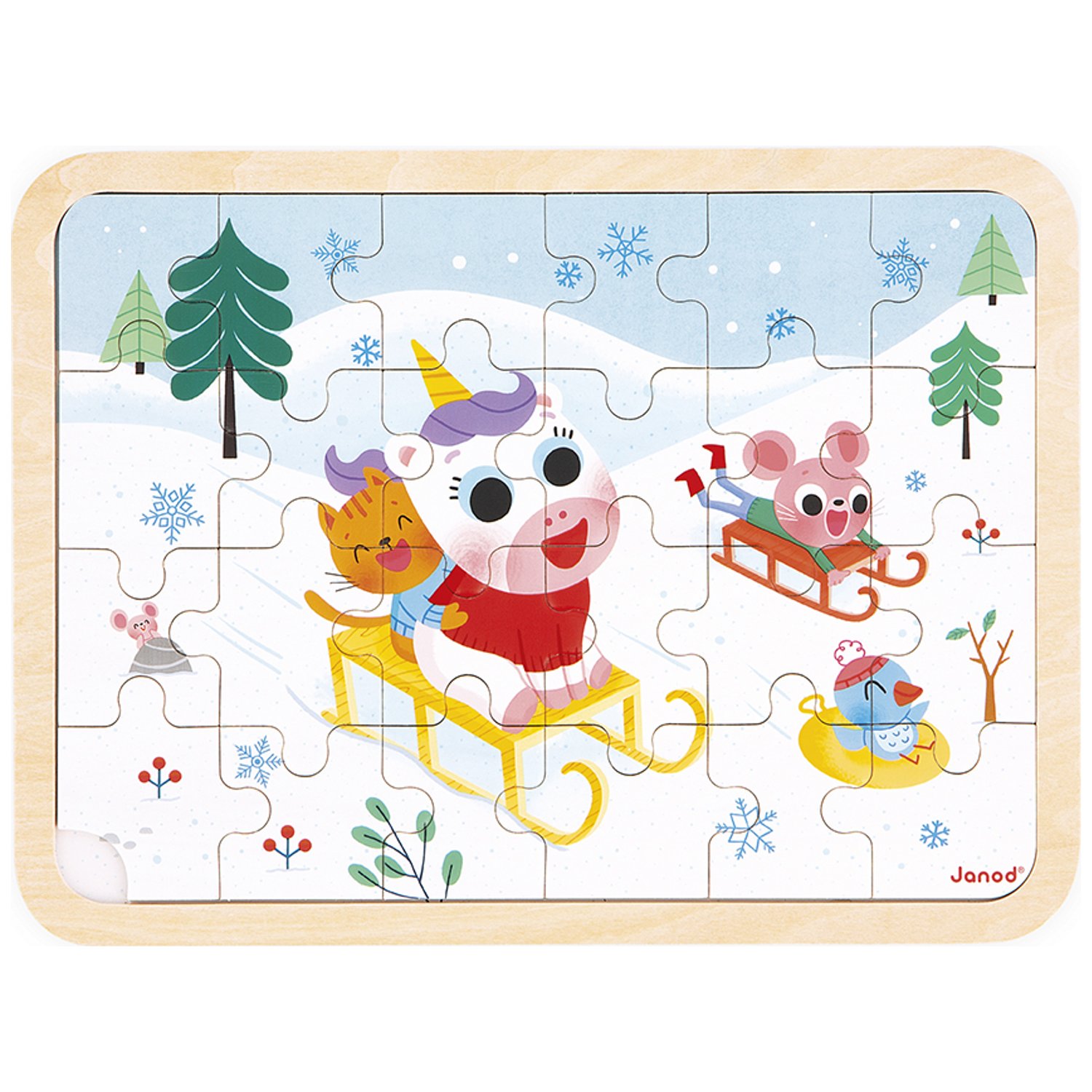 Puzzle A la montagne (24 pièces)