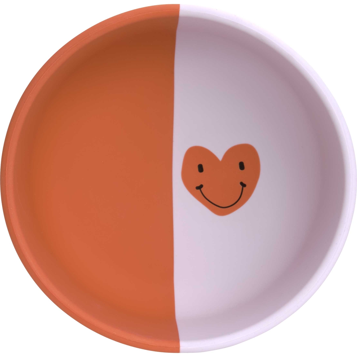 Lassig - Bol en silicone Happy Rascals Coeur lavande