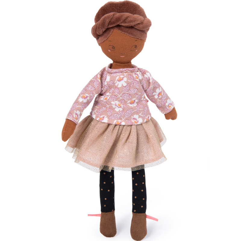 Poupée souple Mademoiselle Rose Les Parisiennes (26 cm) (Moulin Roty) - Image 1