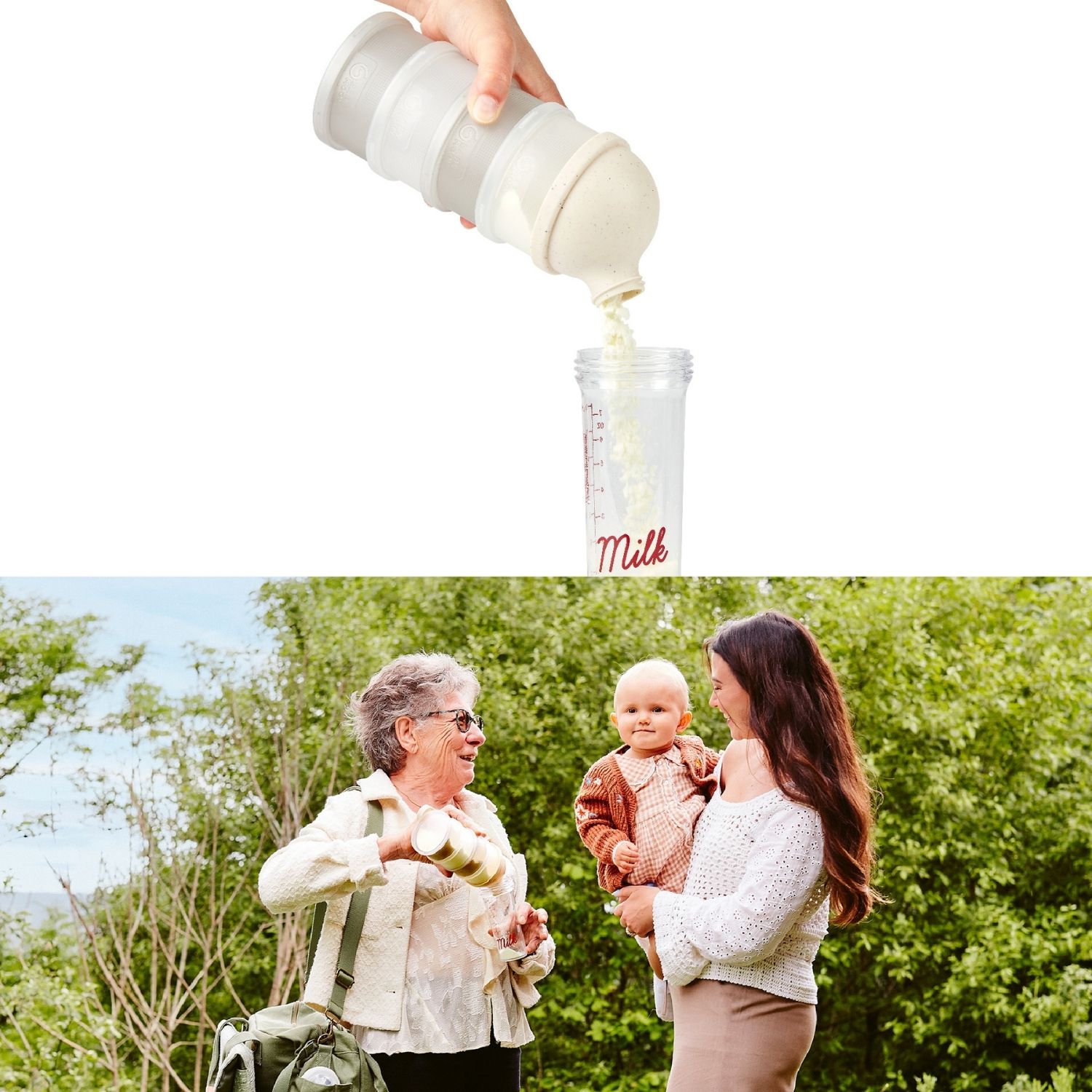 Lot de 4 boîtes doseuses Babydose Mineral Beige (Babymoov) - Image 4